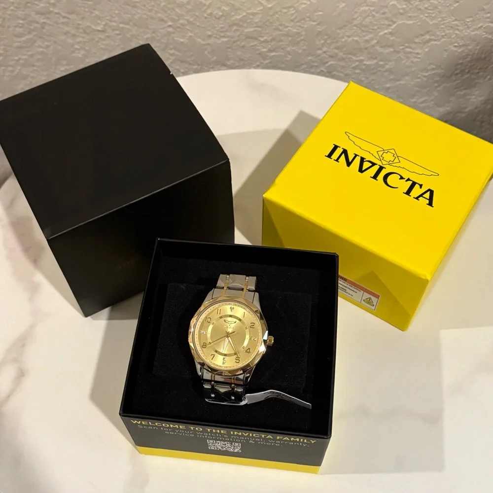 Invicta Specialty I Men's Watch - 41mm, Gold, Silver NWT